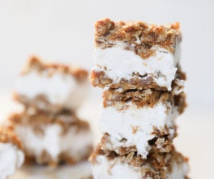 Almond oat ice cream bars