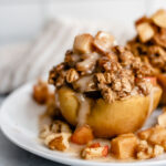 Apple crisp stuffed baked apples