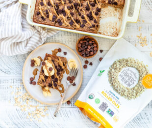 Chocolate Chip Banana Baked Oatmeal - Ingredients