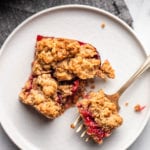 Cranberry Orange Crumble Bars