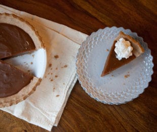 Thanksgiving Pumpkin Pie with Butternut Squash and Spelt Crust