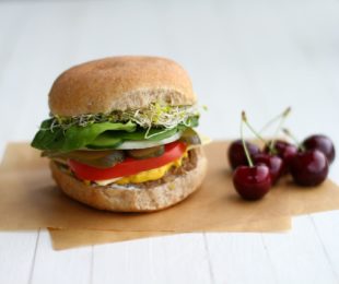 Vegan Oat Burger Recipe with Homemade Burger Buns