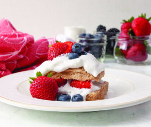 Kathy's Summer Berry Spelt Shortcake