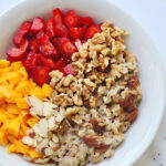 Healthy bowl with fruits - Leftover Porridge